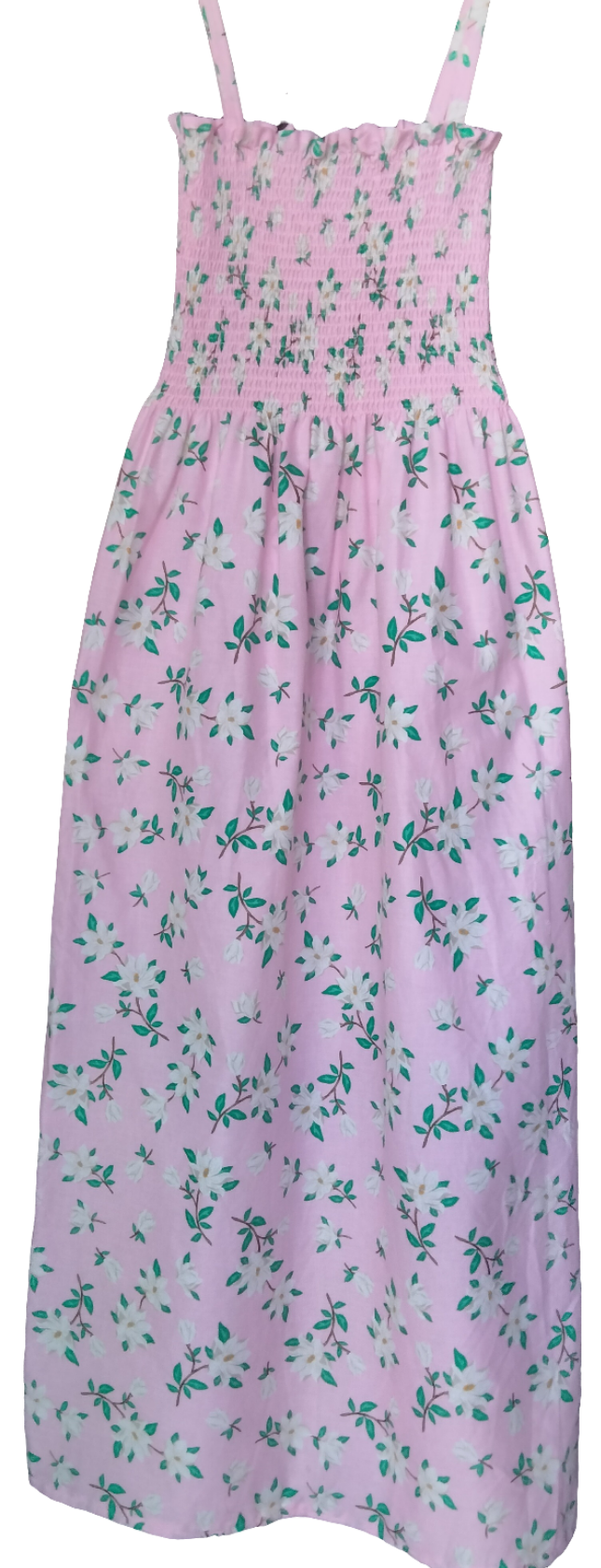 Vestido floral primavera pink
