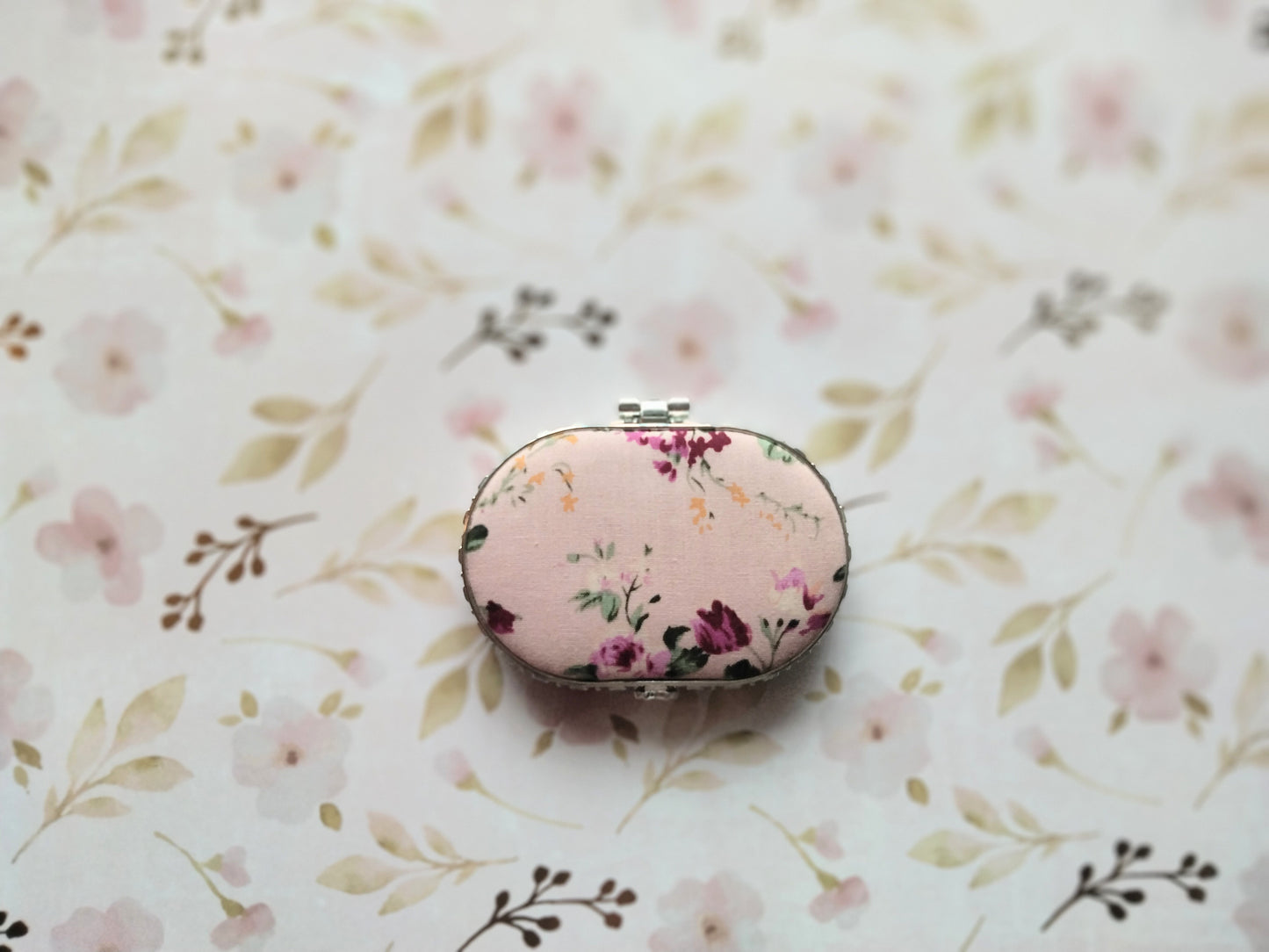 Espejo floral vintage