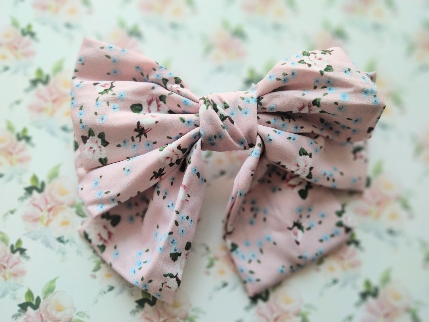 Lazo floral pink