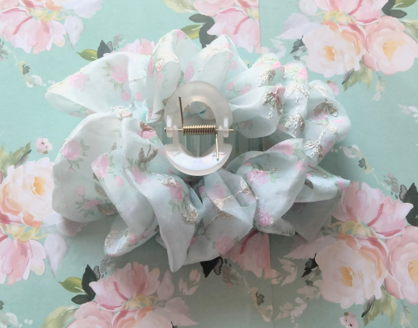 Gancho floral blue