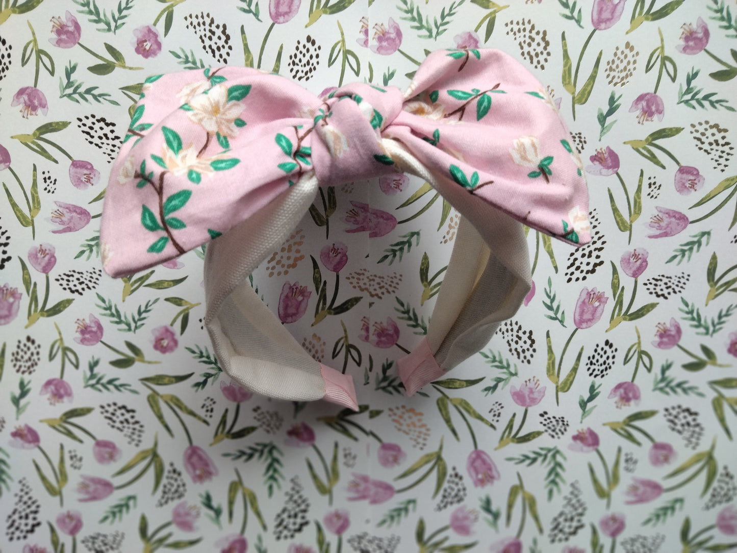 Diadema coquette pink