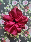 Scrunchie satin red