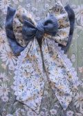 Bow jean floral