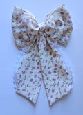 Bow lila floral