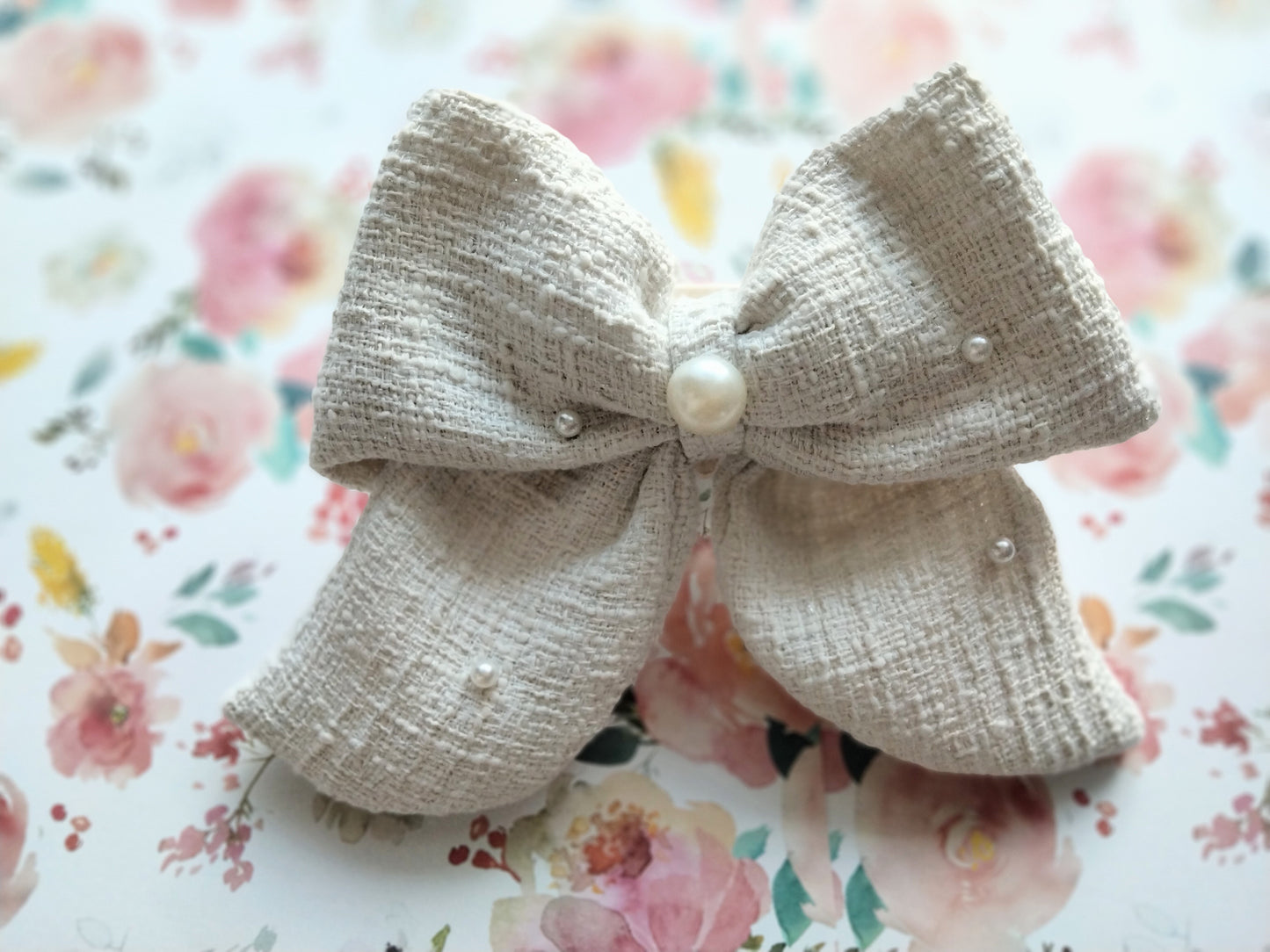 Lazo beige perla