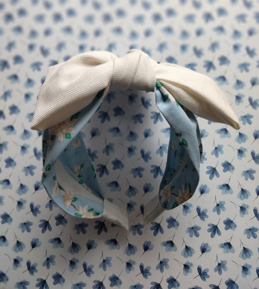 Diadema blue floral